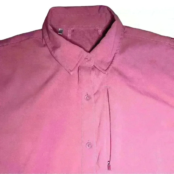Under Armour Women’s Mauve Button Down Shirt UPF 50 - Picture 8 of 14